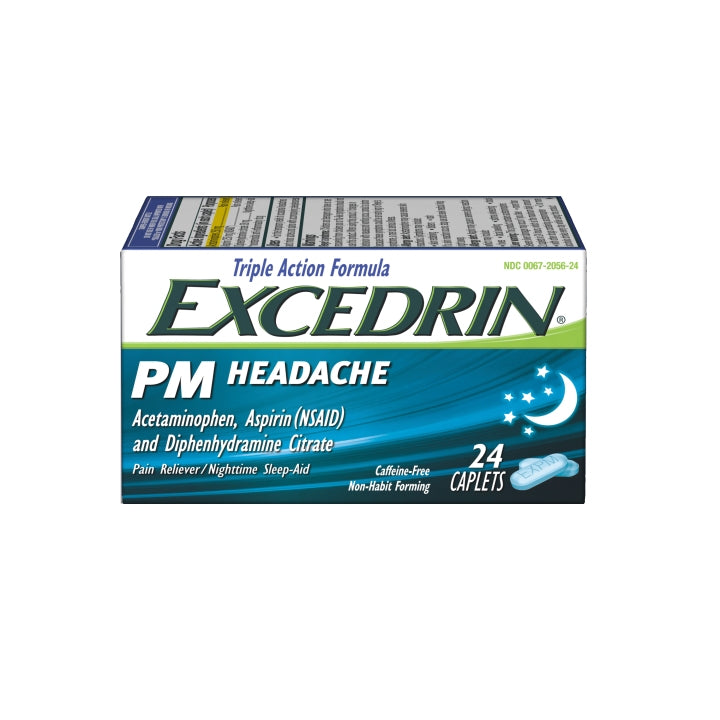 Excedrin Pm Headache 24 caps – Locatel Health & Wellness Online Store